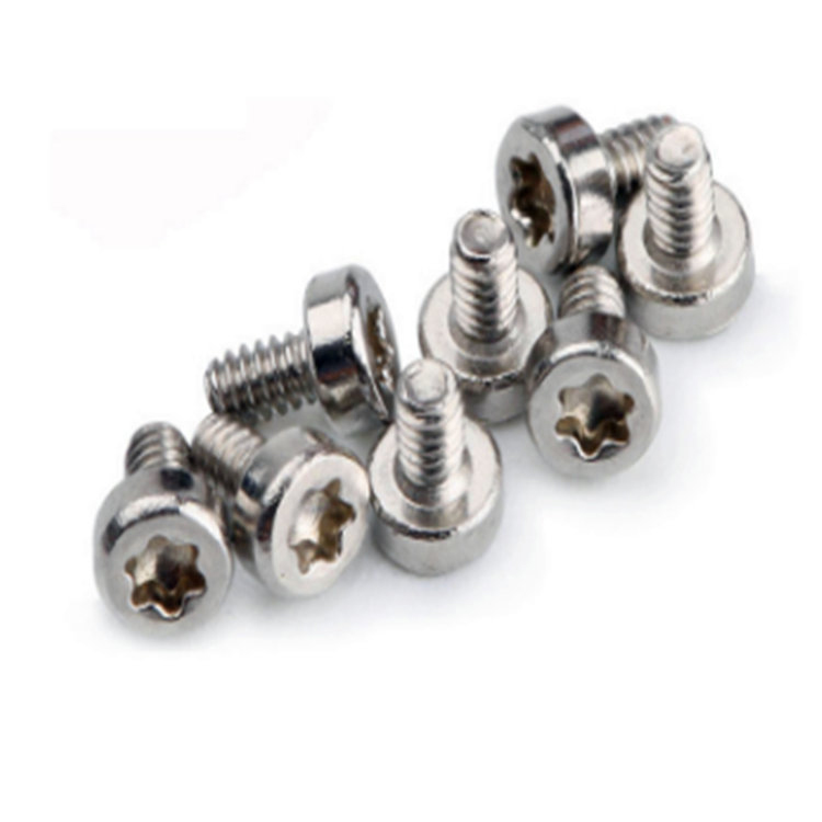 High precision M1.4 6 lobe miniature micro screw para sa salamin