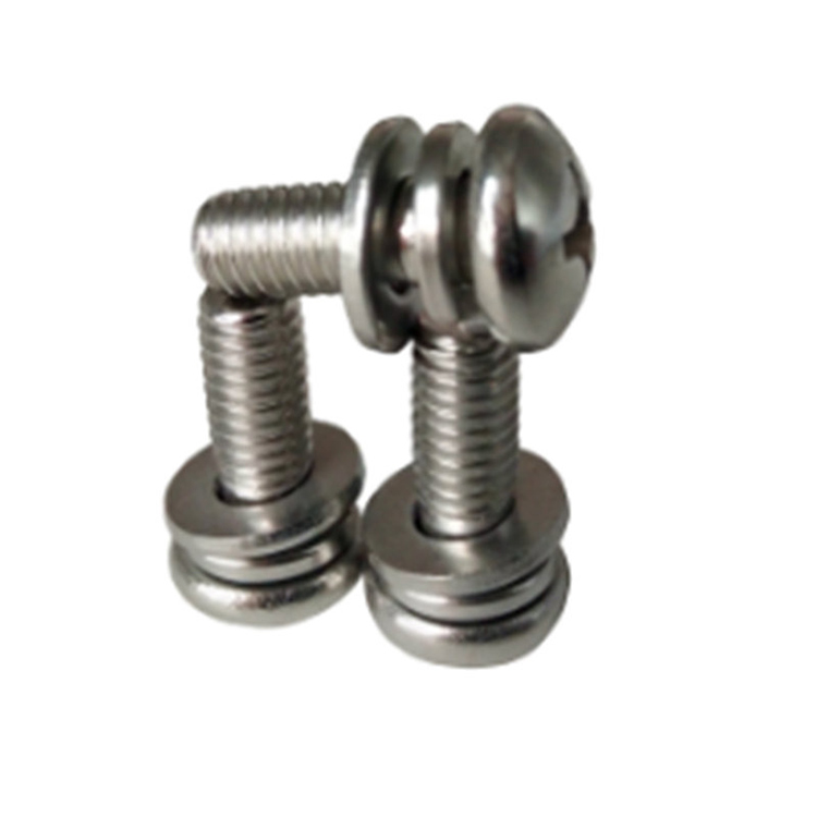 10.9 Grade Cross Pan Head Double Washer Combination Set Screw