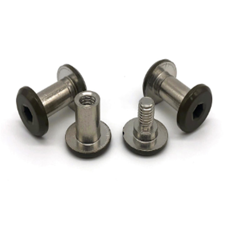 2mm black oxide hindi kinakalawang na asero allen head binding post screw