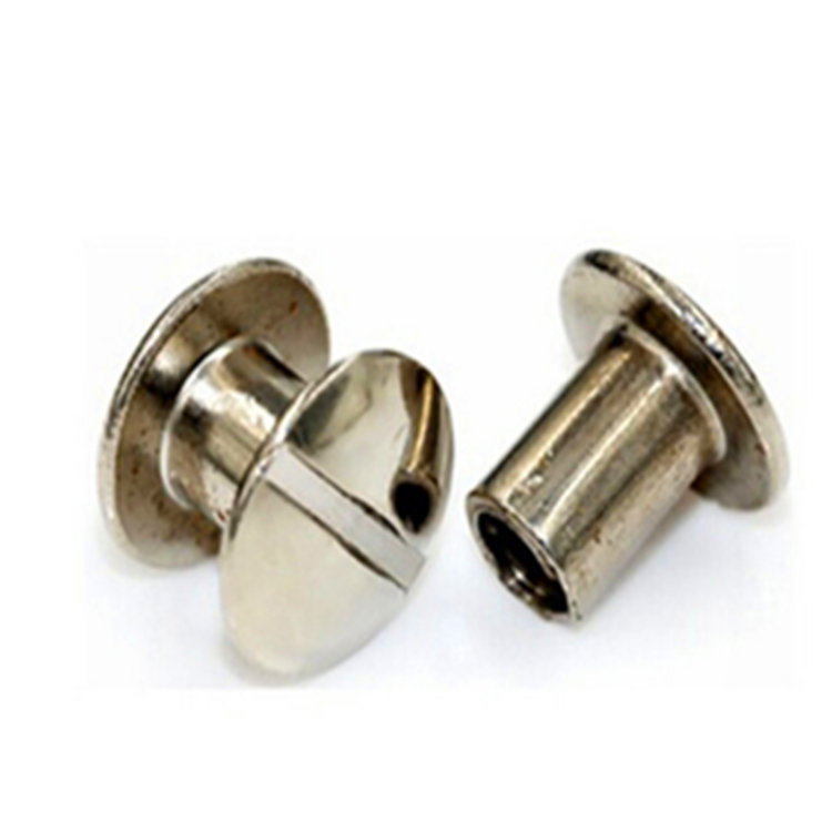 Carbon Steel Nickel Plated binding post chicago book screw