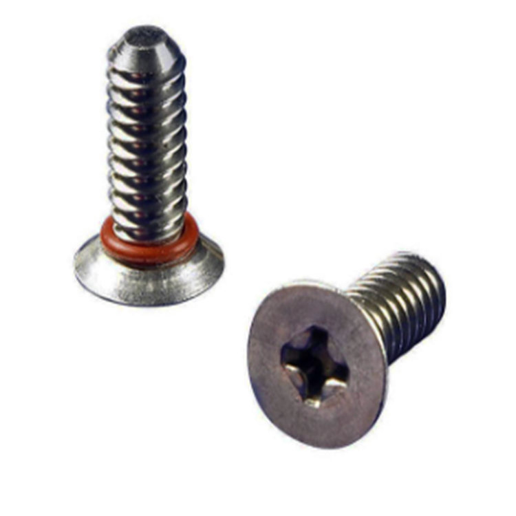 Countersunk head cross waterproof O ring self sealing screw