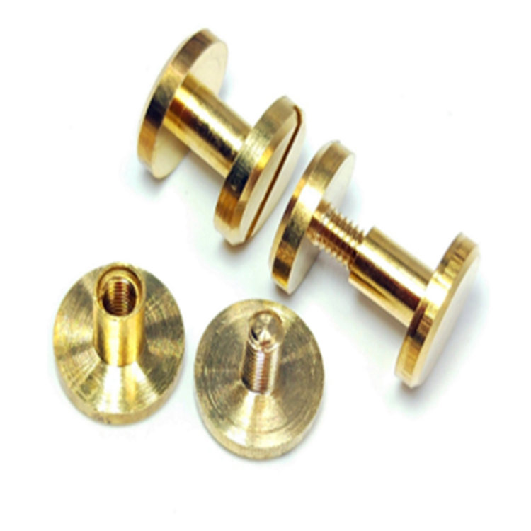 Customized Flat Slotted Brass Chicago Binding Screw