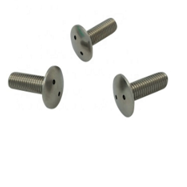 Ang bagong disenyo ay na-passivated na low head shoulder snake eye security screw
