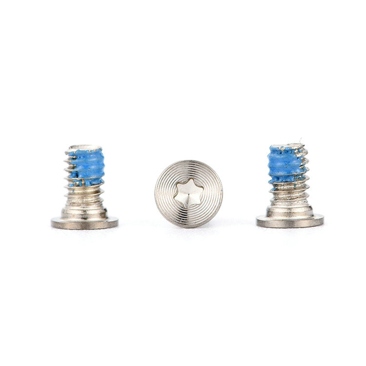 Hindi kinakalawang na asero satin brushed hexagon socket countersunk ulo micro locking turnilyo