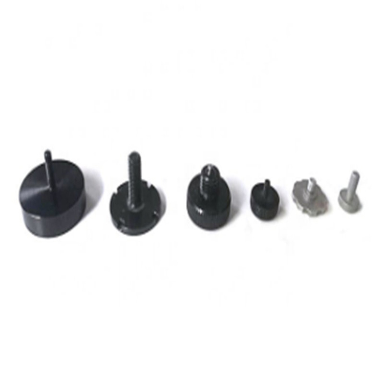 Custom na anodized aluminum knurled thumb screw