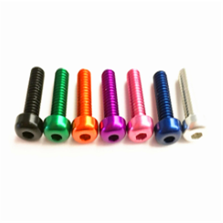 Custom na M5 M6 M8 M10 aluminum hex socket head bolts