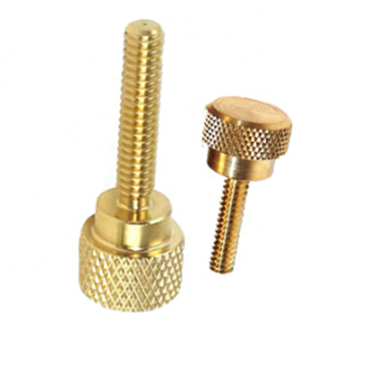 Na-customize na Brass Knurled Knob Thumb Screw