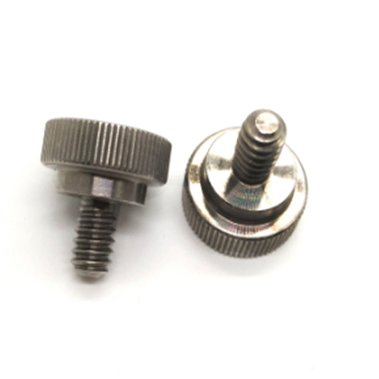 Customized Hindi kinakalawang na asero knurled thumb hakbang balikat turnilyo