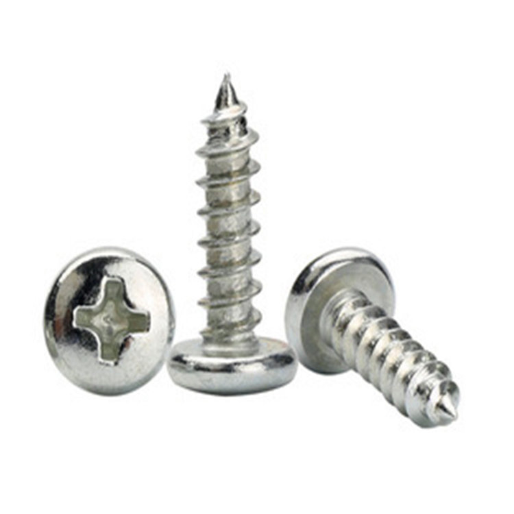 DIN 7981 m3 hindi kinakalawang na asero pan head cross self drilling screw
