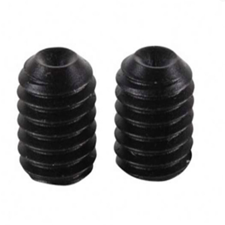 Din914 Black M10 hexagon socket set screw na may cone point