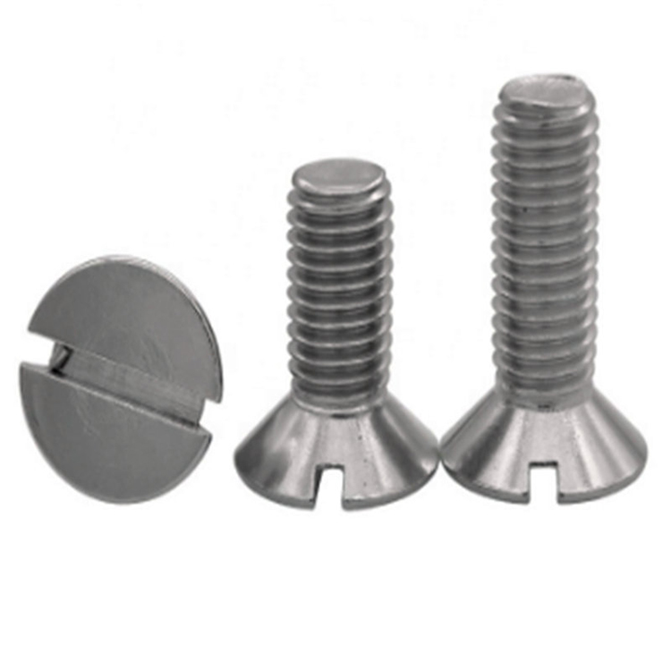 DIN963 Countersunk Head Slotted Machine Screw