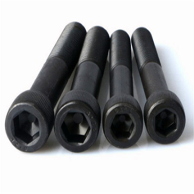 Half thread 12.9 grade galvanized alloy carton steel black bolts
