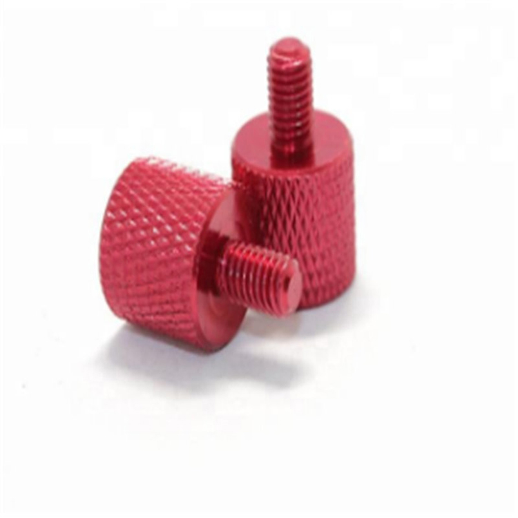 M4 Anodized Aluminum Knurled Thumb Screw