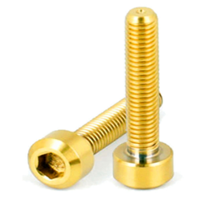 M8 customized hex socket cup head titanium screw