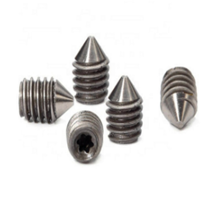 Hindi kinakalawang na asero 304 m4 T10 torx set screws na may cone point