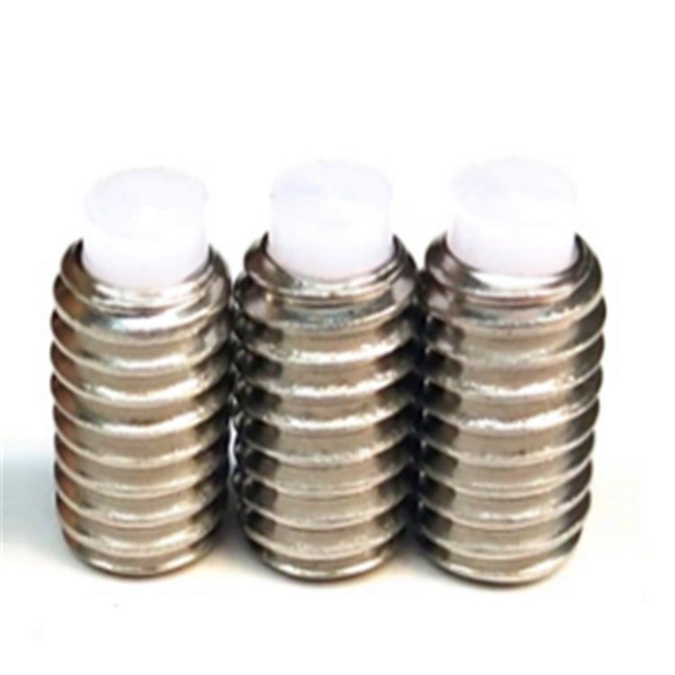 Stainless Steel Nylon Hex Socket Set Screw na May Flat Point