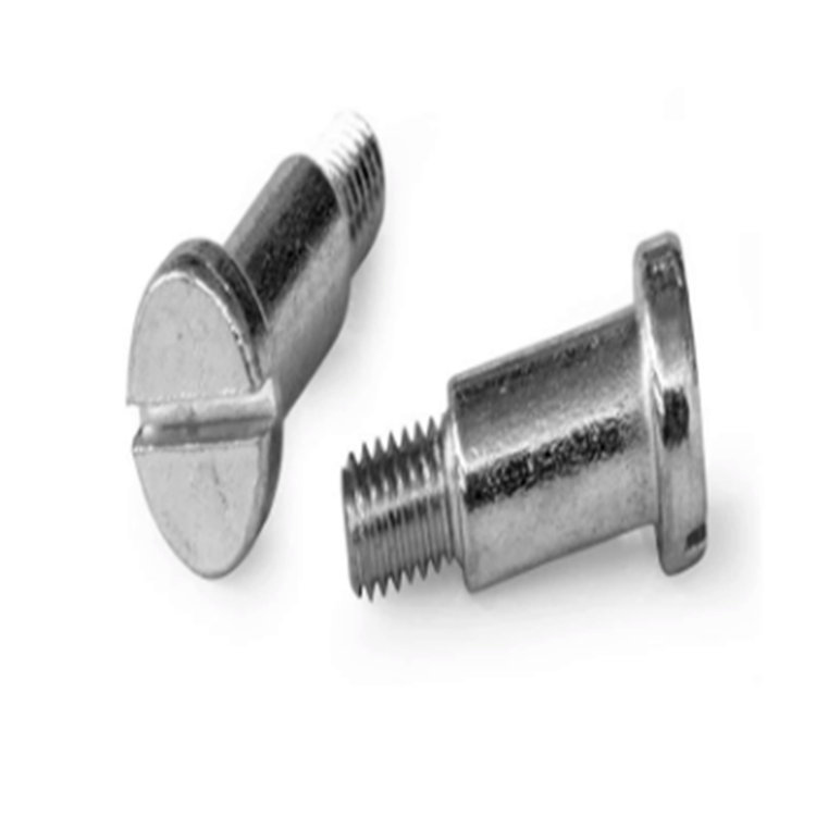 Cup head slotted precision half thread shoulder screw