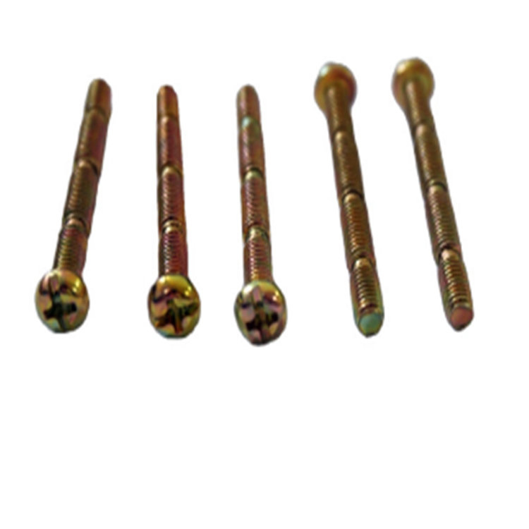 M4 pan head cross connecting bamboo shaped screw para sa door handle