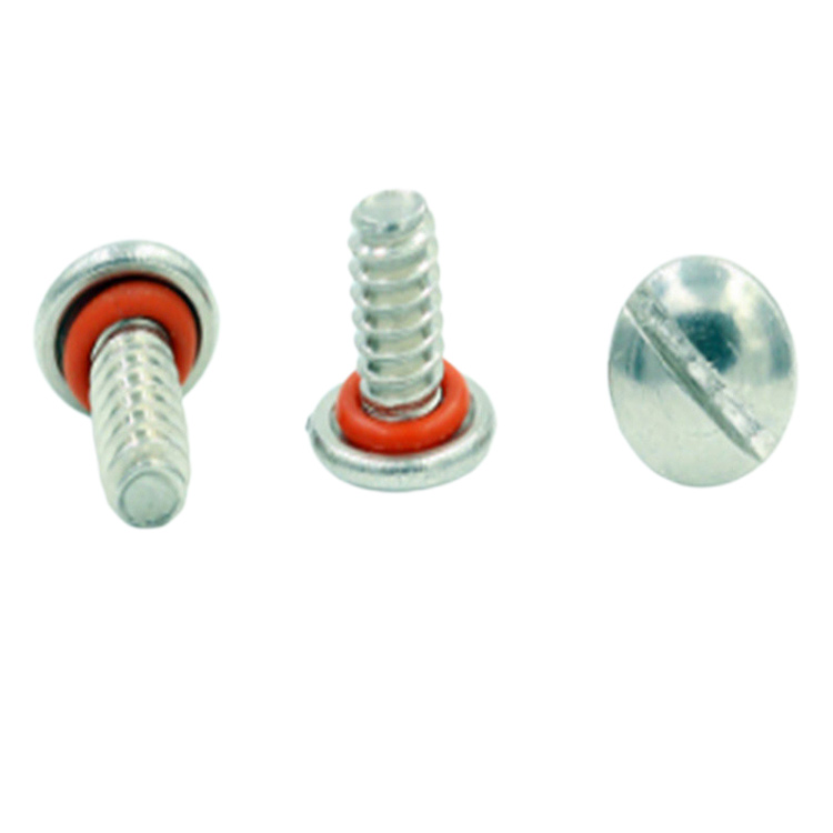 DIN7985 pan head waterproof screw na may o ring sealing