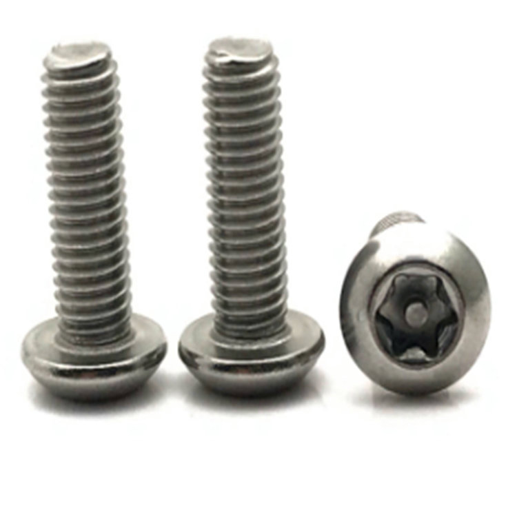 Hot selling tamper proof 6-lobe pin torx pan head security screw