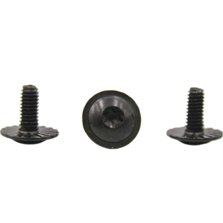 Bagong disenyo na black pan washer torx waterproof screw