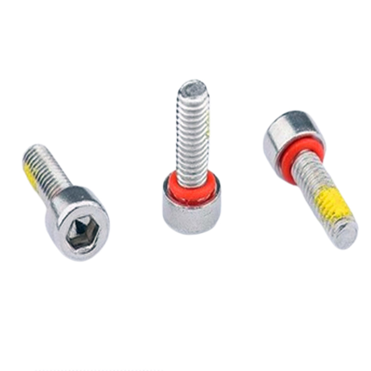 Bagong disenyo ng hex socket cup head self sealing screw na may O ring