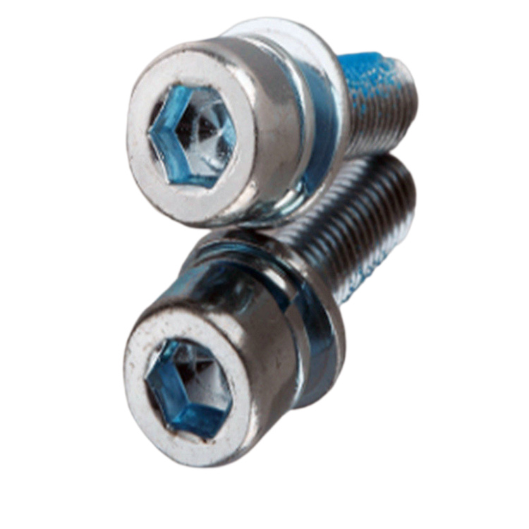 Hindi kinakalawang na asero socket tasa ulo thread lock kumbinasyon turnilyo