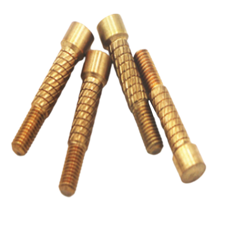 CNC machine na nagpapaikot ng Anodized Knurled Thumb Screws