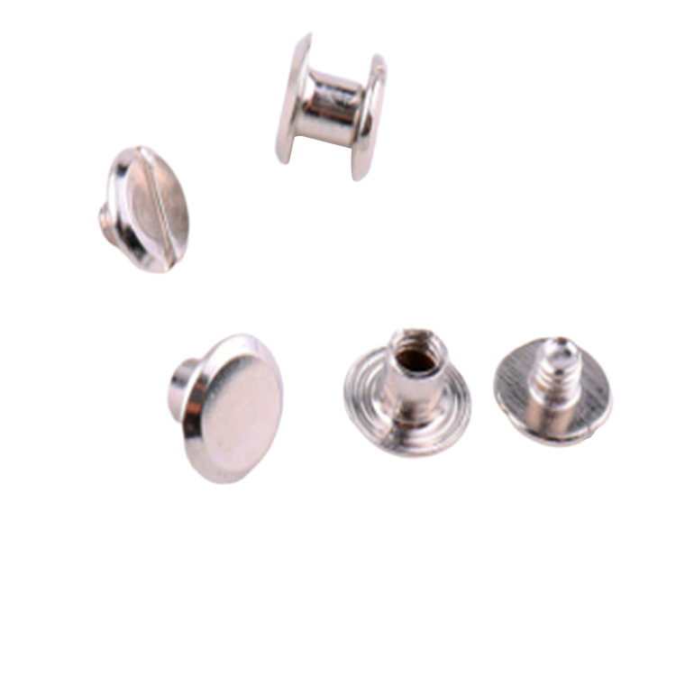 M4X5mm metal chicago screw book binding screw para sa leather