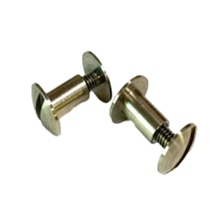 Bagong disenyo ng slotted book binding stainless steel chicago screw