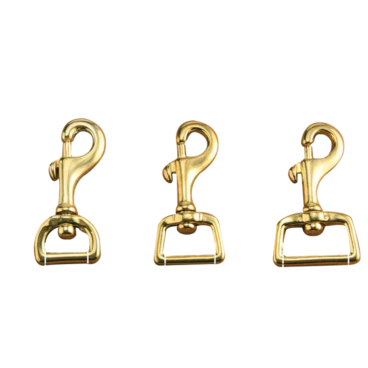 Mga Accessory ng Bag Swivel solid brass snap hook