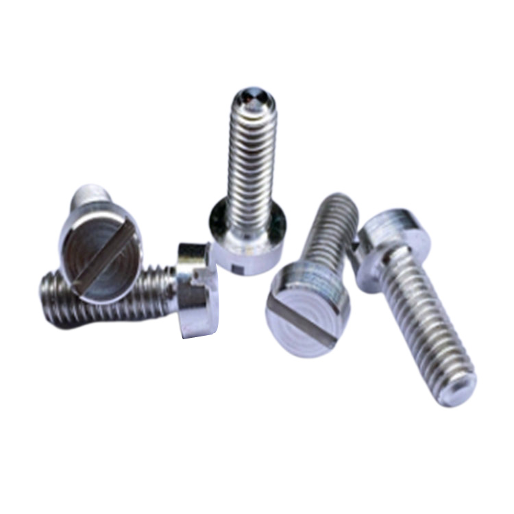 DIN 84 Slotted Cheese Head Machine Screw na may Zinc Plated