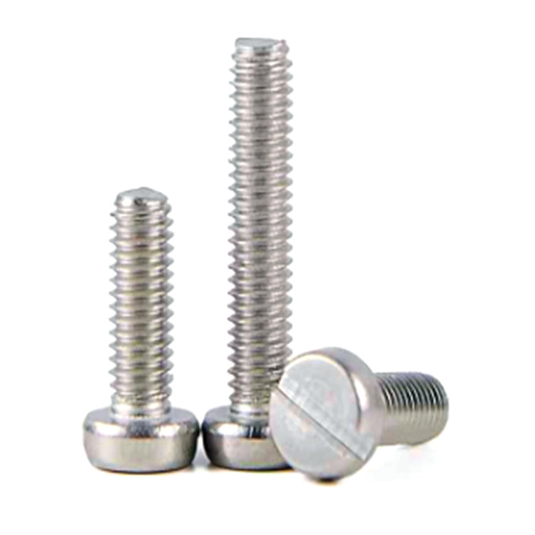 DIN84 hindi kinakalawang na asero A2-70 cheese head slotted screw