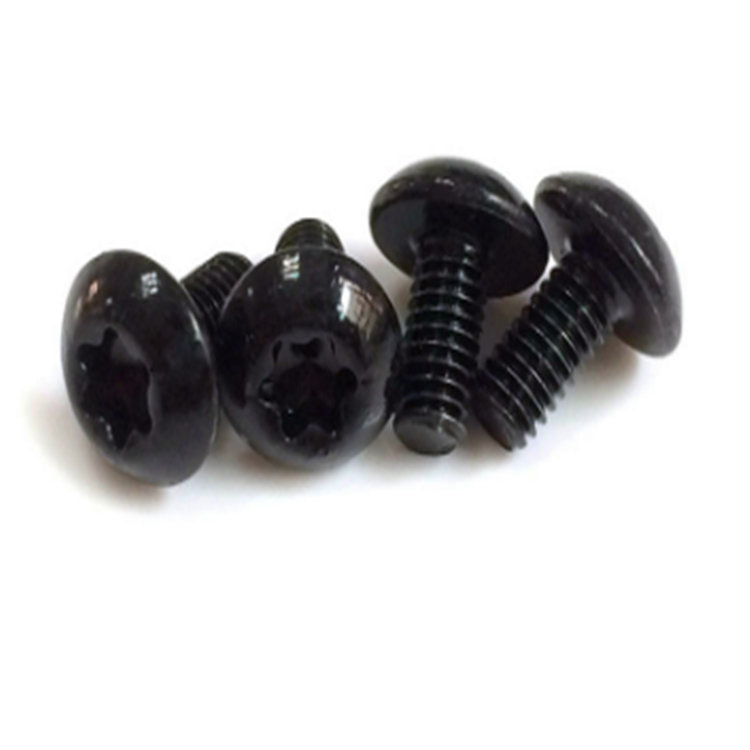 M4 Black Zinc Torx 6 lobes Hexalobular Socket Button Head Screw