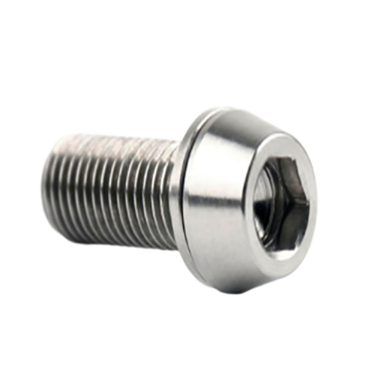 M5x16mm Titanium GR2 GR5 Allex Hex Tapered Head Bike Bolts