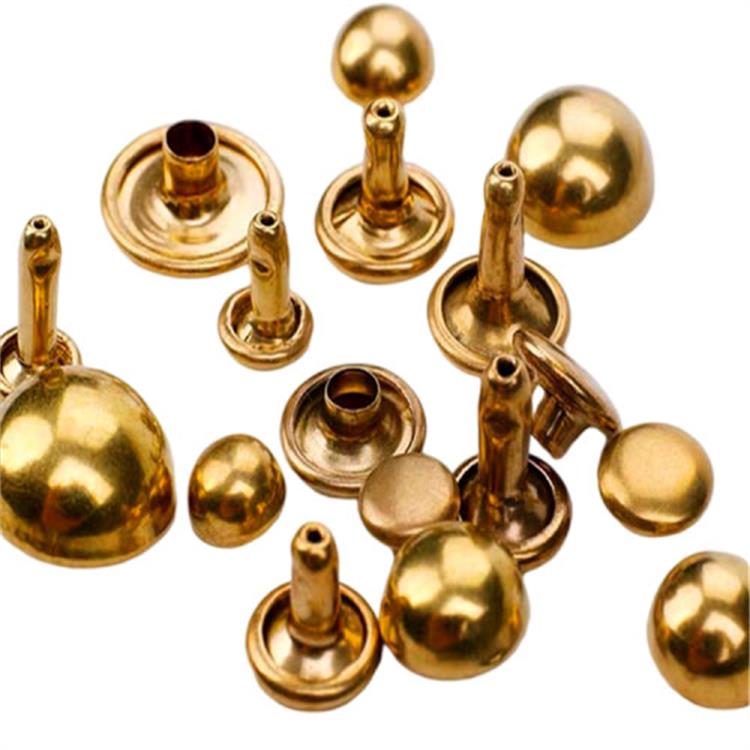 Bagong disenyo na brass double side rivets para sa bag at maleta
