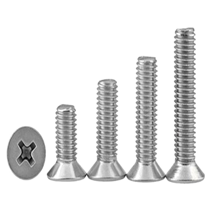 Hindi kinakalawang na asero 304 countersunk head cross machine screw
