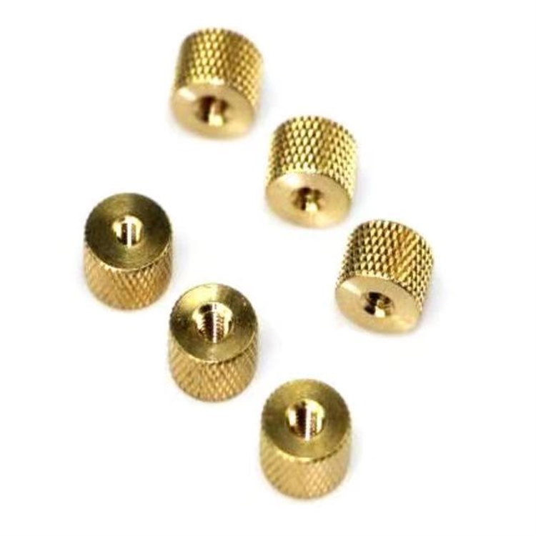Brass pineapple pattern round hand tightening knurled nut Brass pineapple pattern round hand tightening knurled nut
