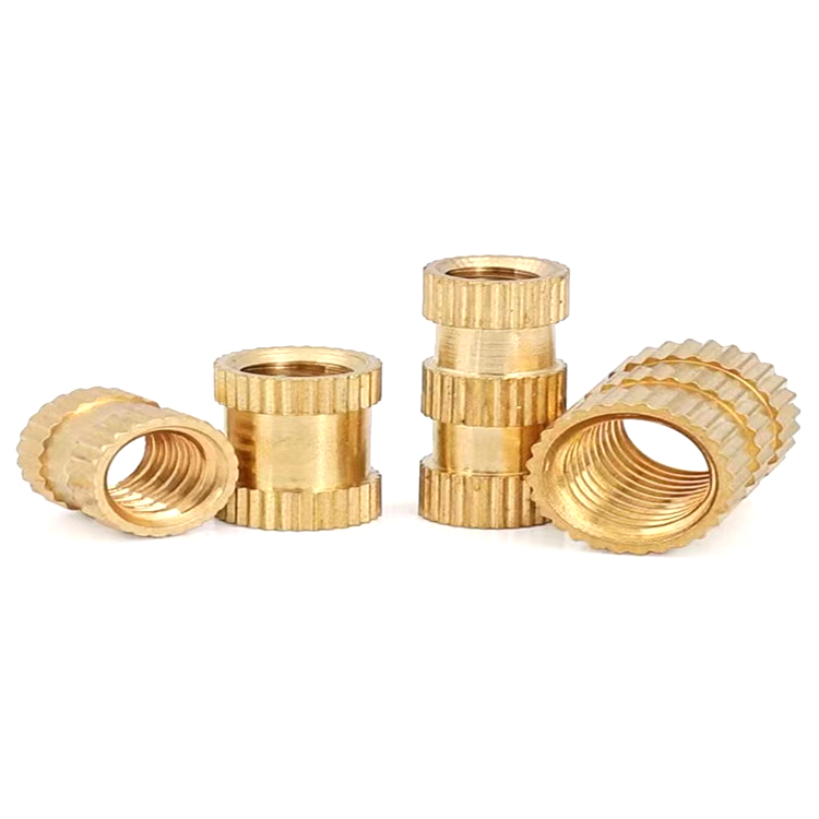 Customized brass inserts injection molded para sa plastic