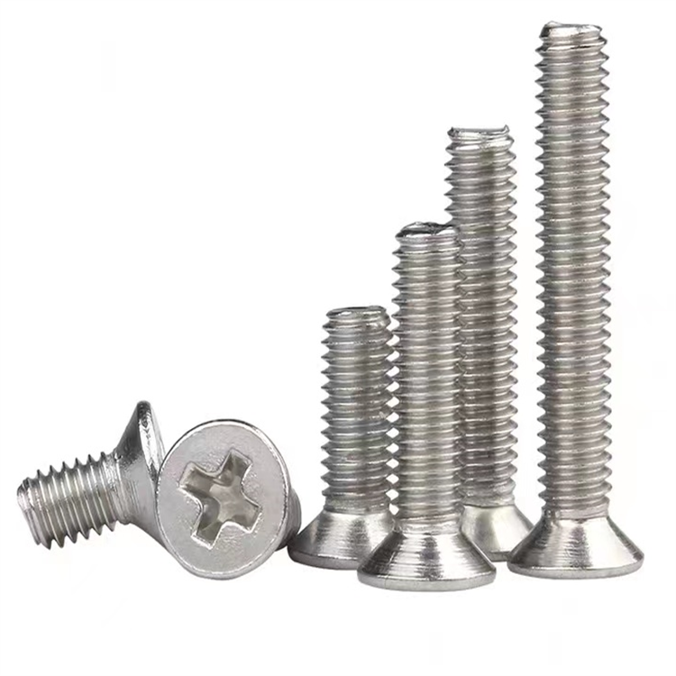 DIN965 hindi kinakalawang na asero countersunk ulo machine thread turnilyo