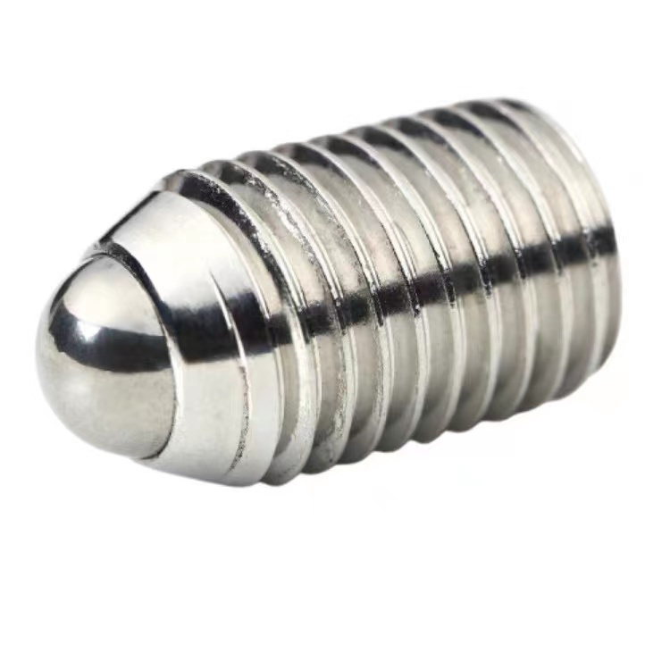 Hindi kinakalawang na asero m3 hex socket ball ilong spring plunger