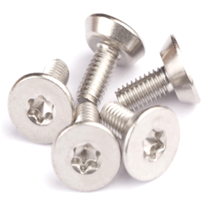 Hindi kinakalawang na asero m3 T10 torx flat head undercut machine screws