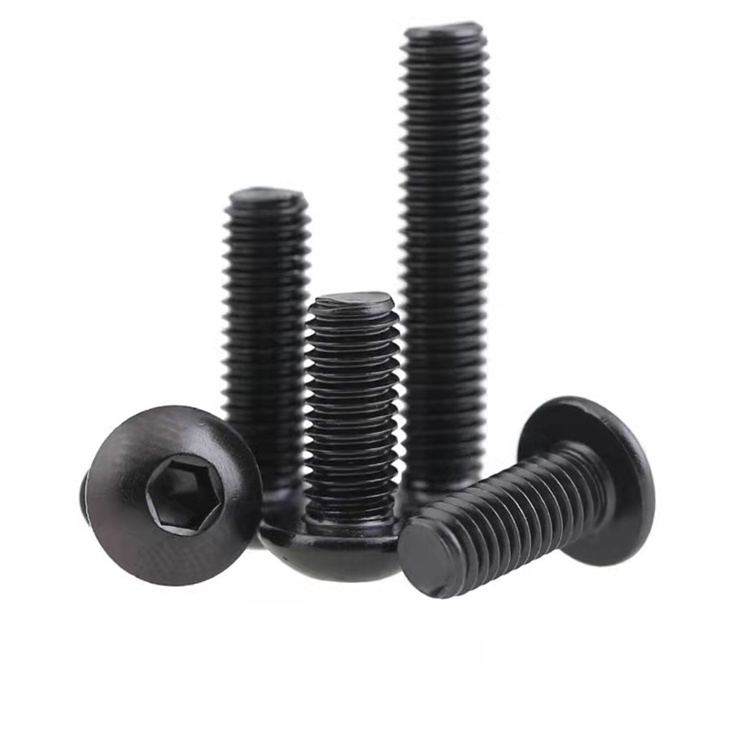 Itim na makina m3 m4 carbon steel hex socket button head screw