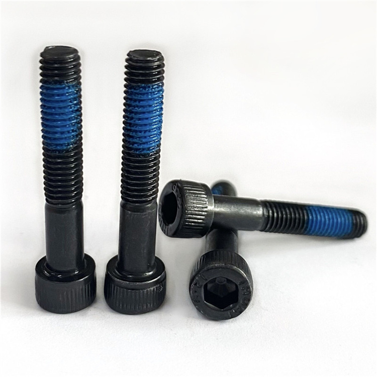 Black oxide hindi kinakalawang na asero thread naka-lock m2 socket ulo turnilyo