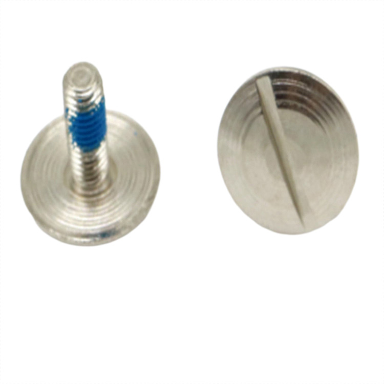 M1.2 truss head blue nylon patch chicago screw para sa electronics
