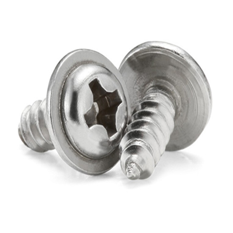 M6 stainless steel pan washer head self tapping screw para sa metal