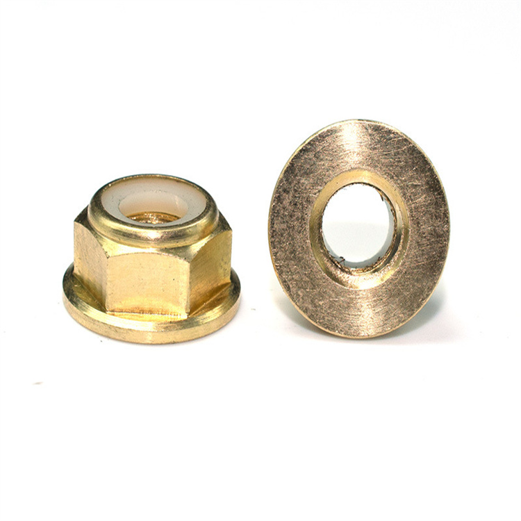 Bagong disenyo m4 flange brass nut para sa lead screw