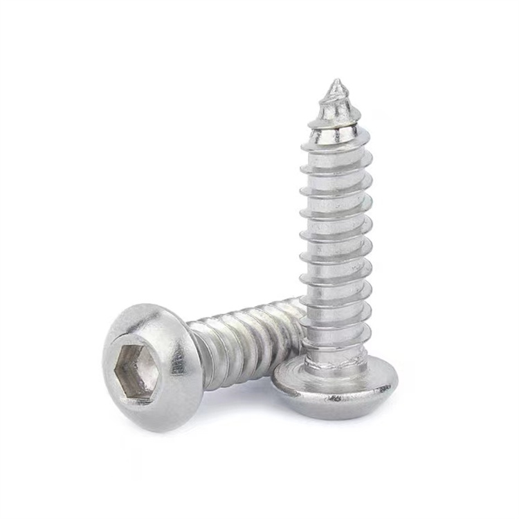 Hindi kinakalawang na asero m4 socket allen umbrella head wood screw