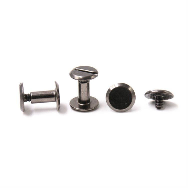 Customized m4 gun metal male at female screw para sa account book