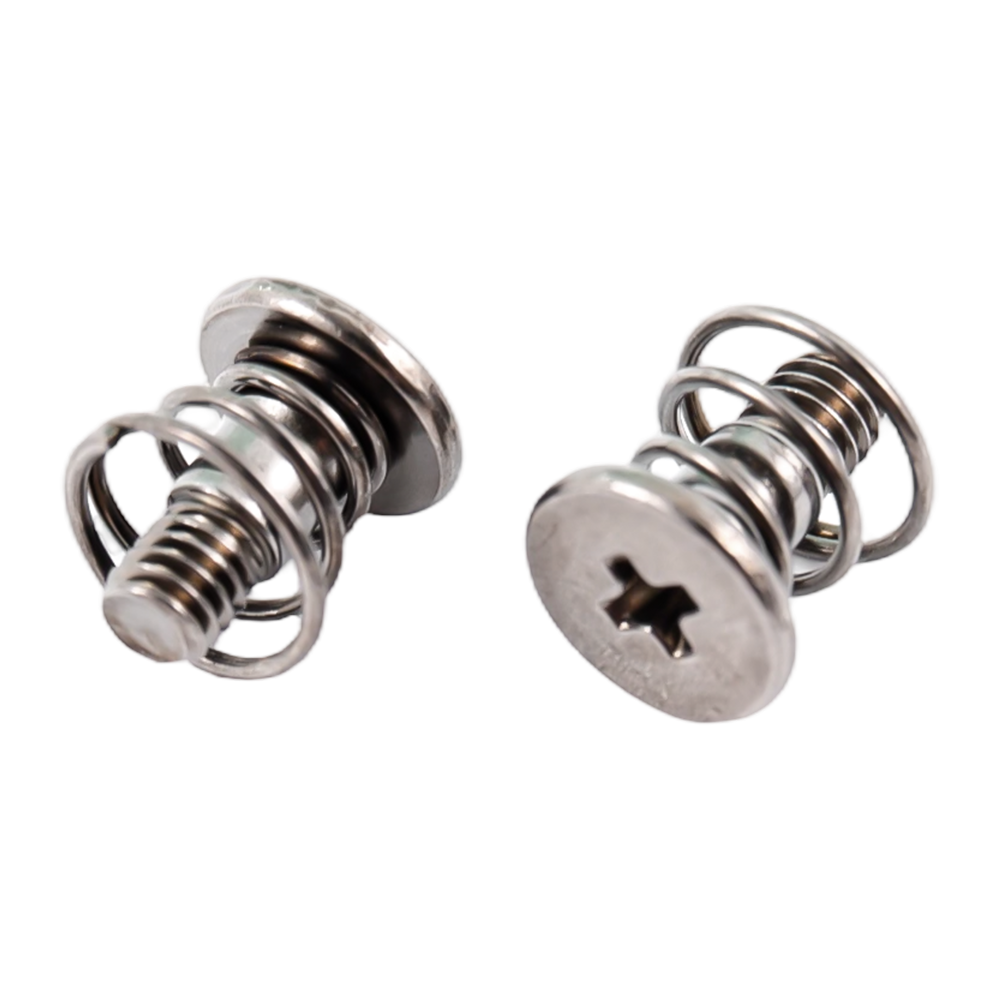 Customized flat head stainless steel captive panel screws na may spring Customized flat head stainless steel captive panel screws na may spring